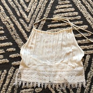 White tank with low back